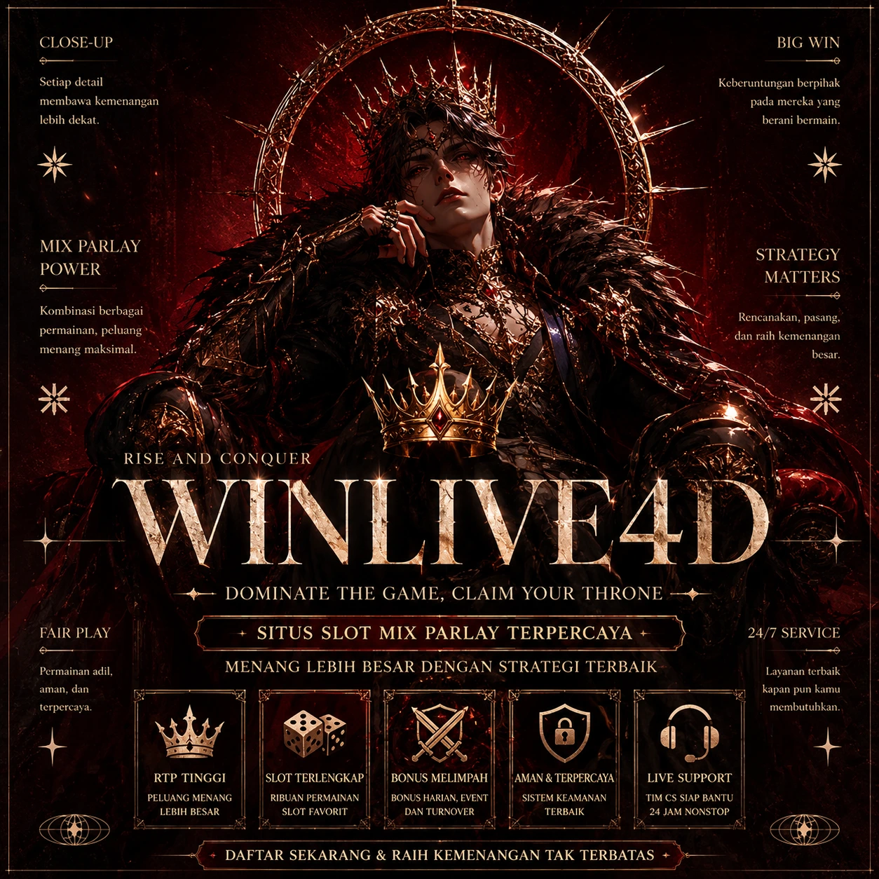 WINLIVE4D : Layanan Fasilitas Pasang Slot Mix Parlay Terbaik
